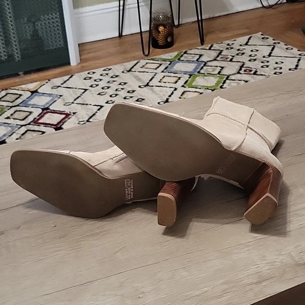 Leather BOHO Ankle Boots 7 - Picture 5 of 7